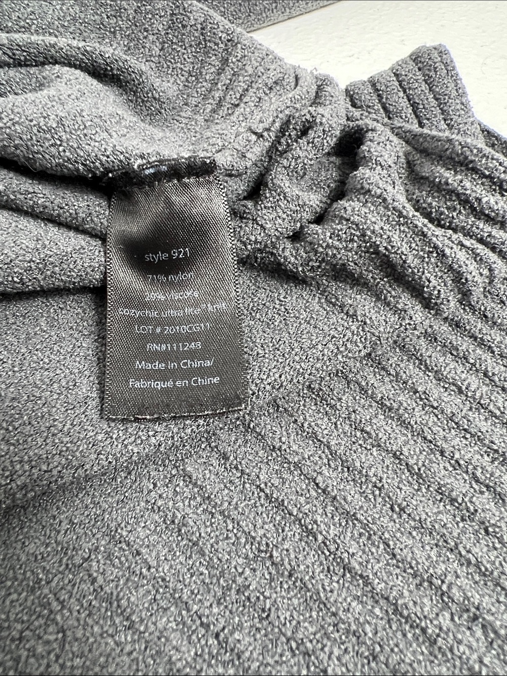 Barefoot Dreams OSFM Caftan Kaftan Charcoal Gray V Neck - Picture 9 of 11